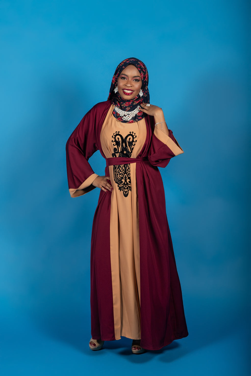 Hafsa 2-in-1 Abaya